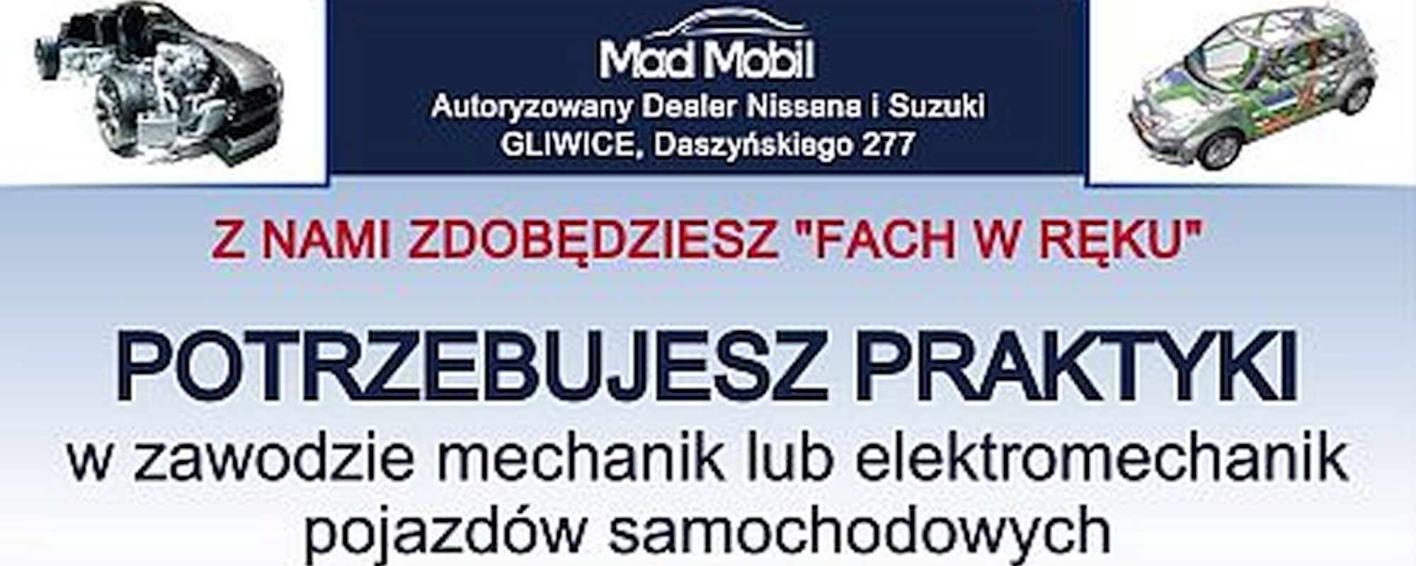 Oferta praktyk dla mechaników i elektromechaników