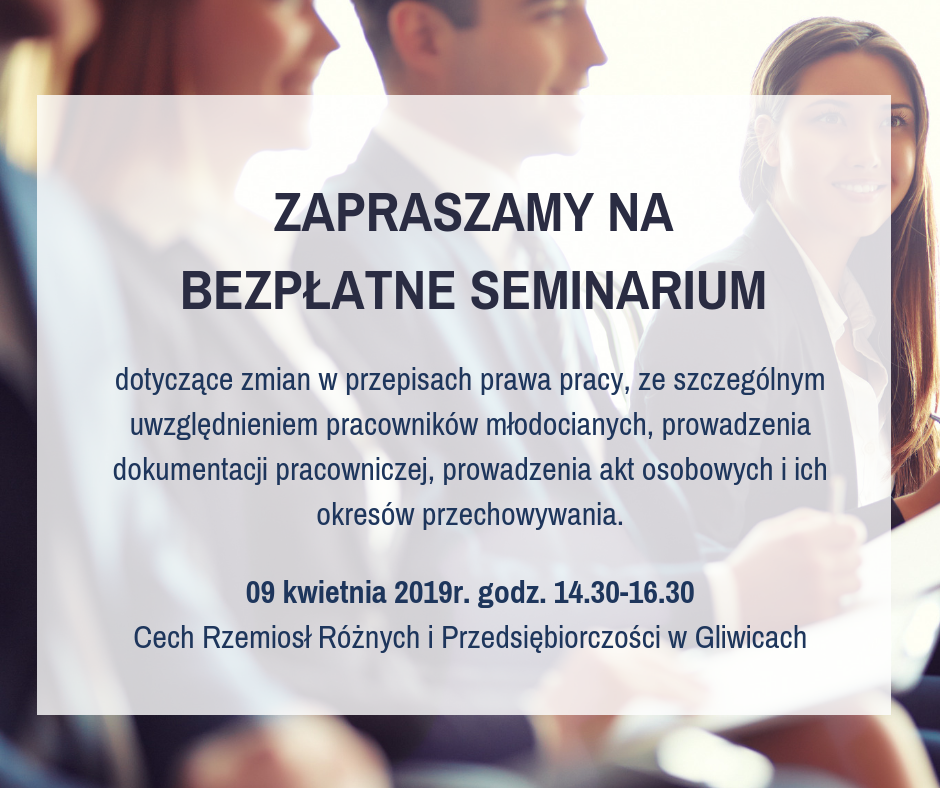 Seminarium dotyczące zmian w prawie pracy