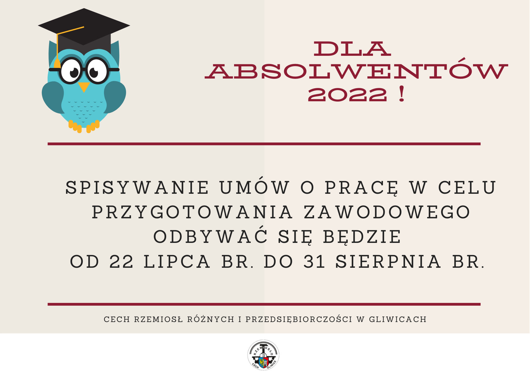 Dla Absolwentów Szkół Podstawowych !