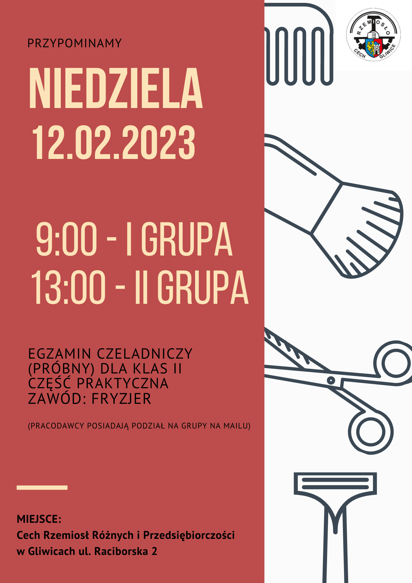 Egzamin próbny klas II - 12.02.2023r. 