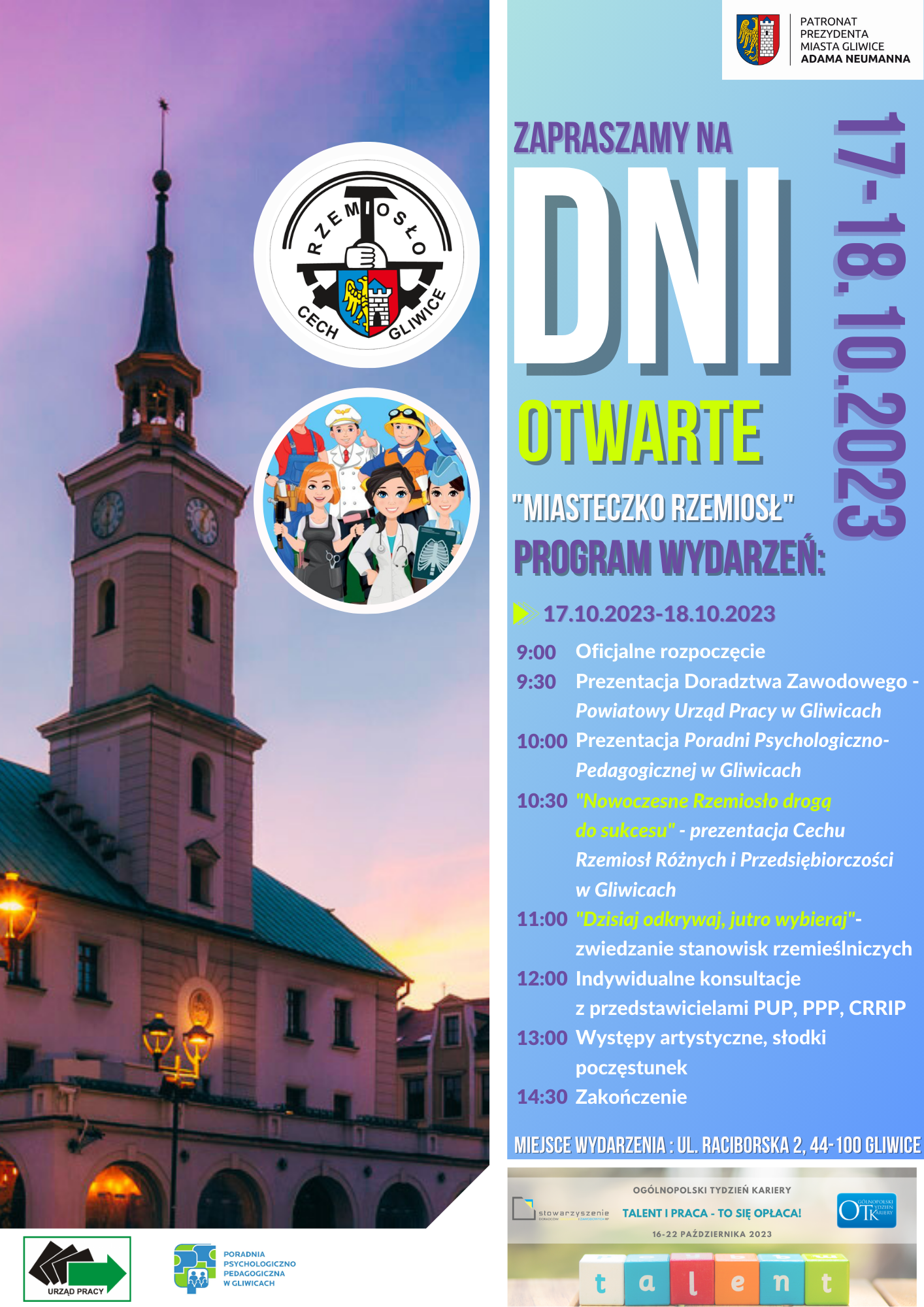 DNI OTWARTE 17-18.10.2023r. 