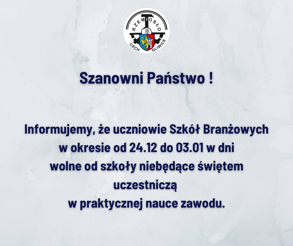 Informacja dotycząca uczniów 