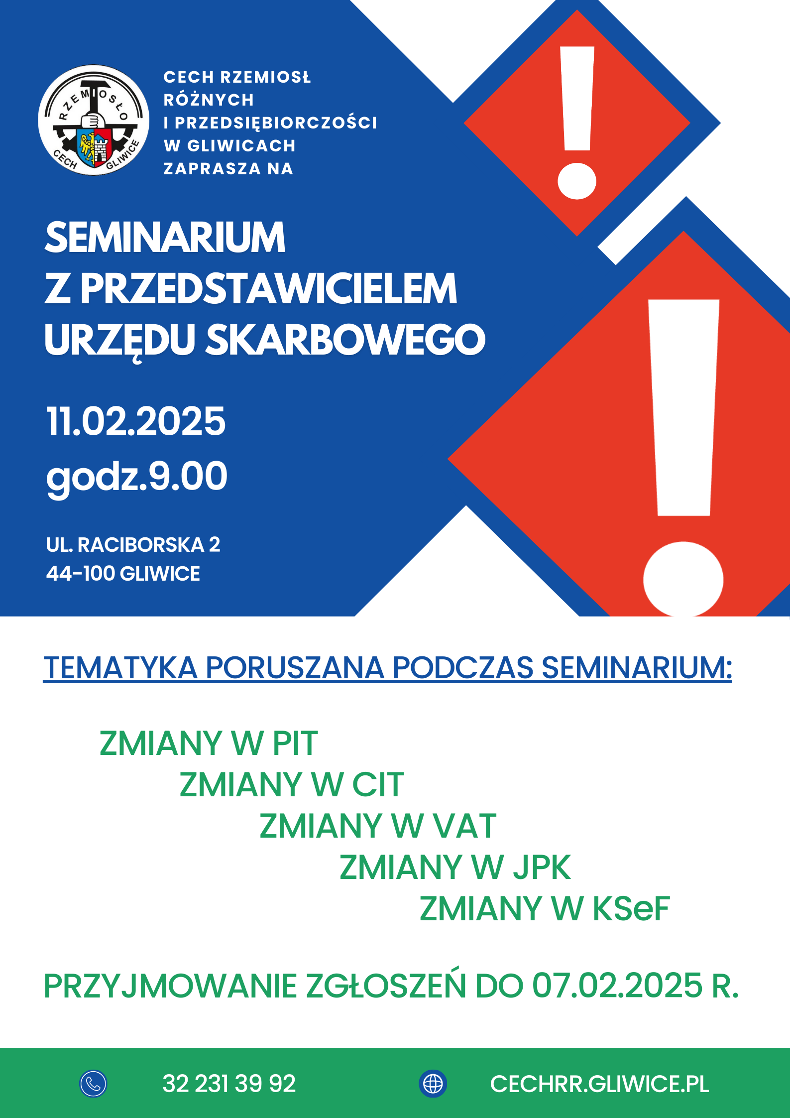 Zaproszenie na seminarium - 11.02.2025