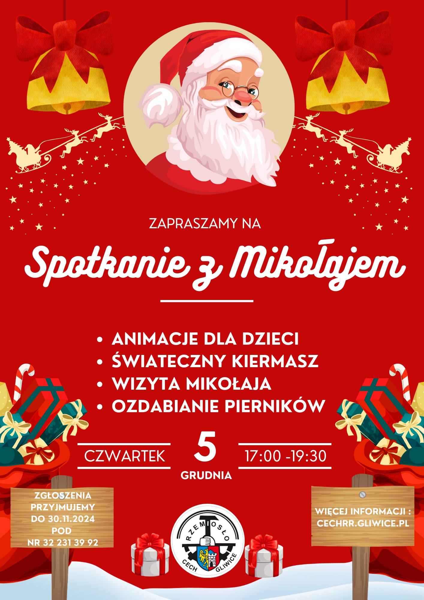 Zaproszenie na Spotkanie z Mikołajem - 5.12.2024 